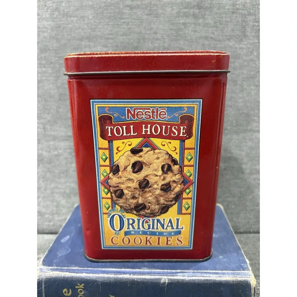 Vintage Nestle Toll House‎ Original Recipe Cookies Collectible Advertising Tin